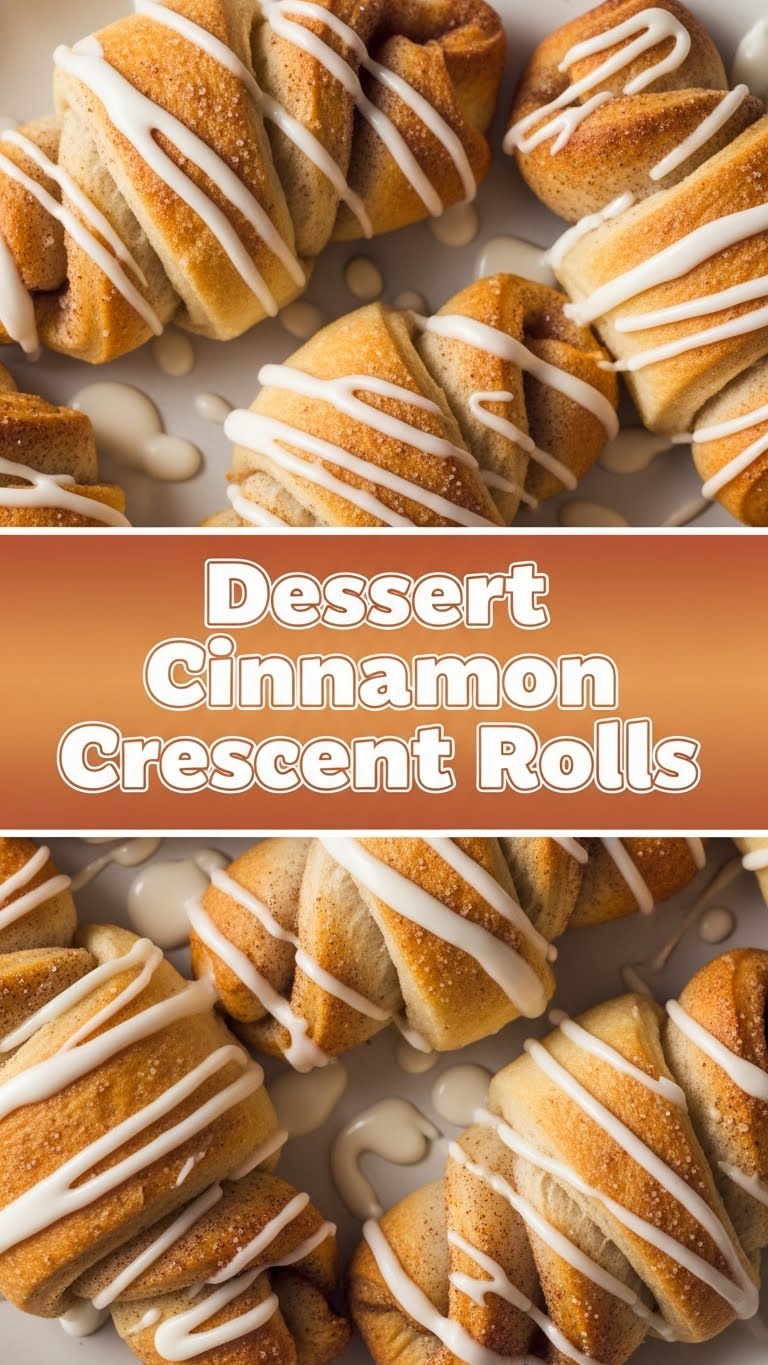Dessert Cinnamon Crescent Rolls