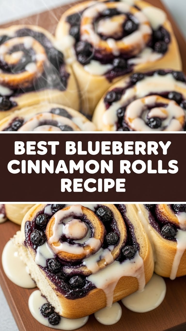 Best Blueberry Cinnamon Rolls Recipe