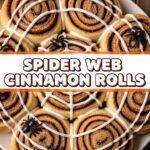 Spider Web Cinnamon Rolls