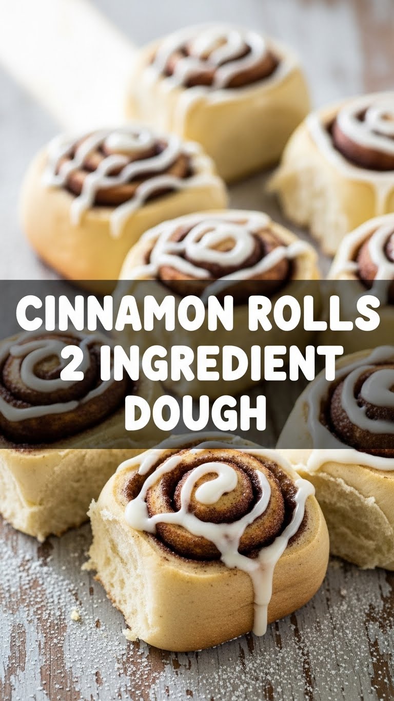 Cinnamon Rolls 2 Ingredient Dough