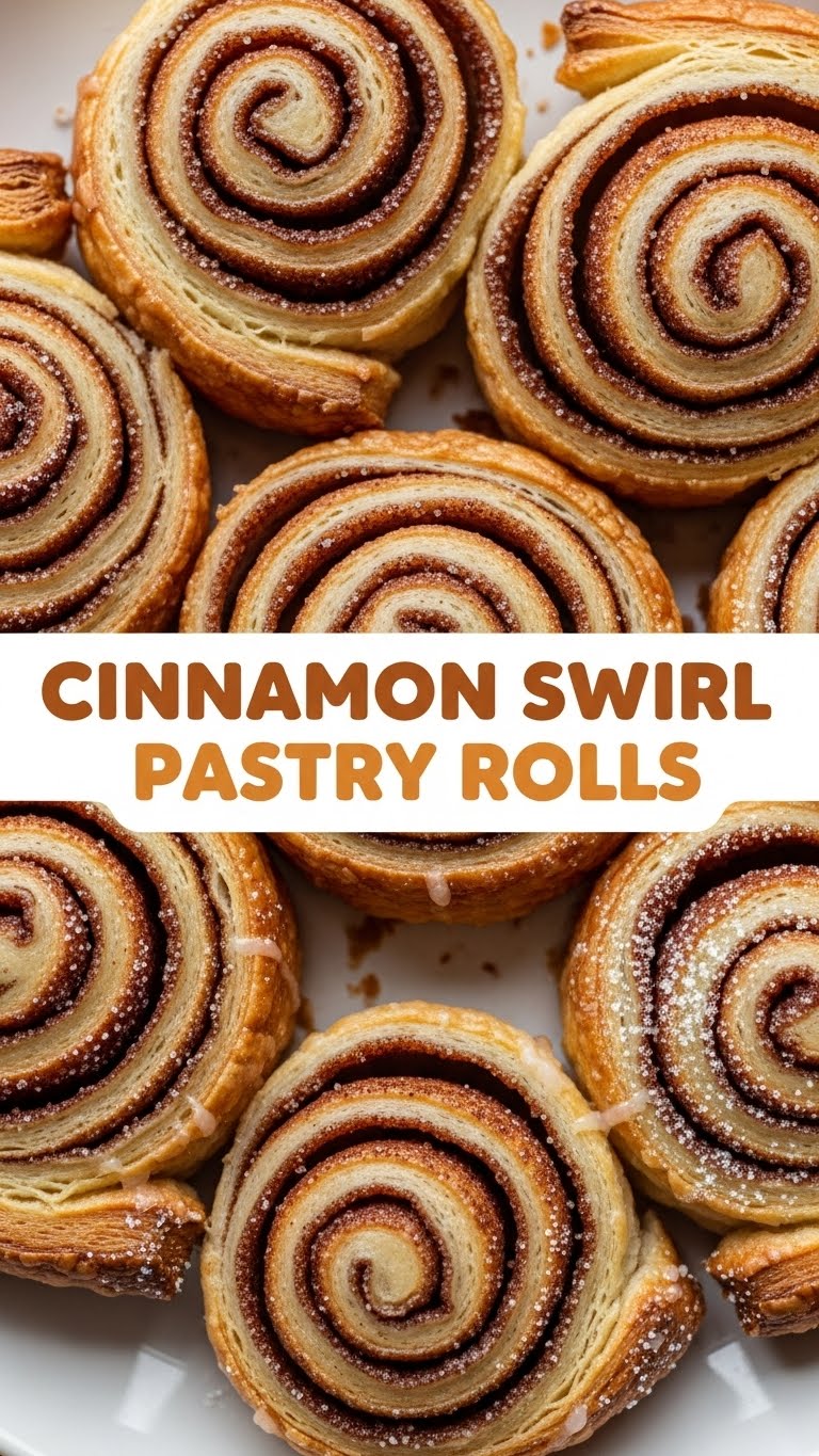 Cinnamon Swirl Pastry Rolls
