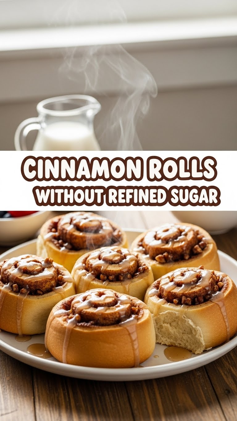 Cinnamon Rolls Without Refined Sugar