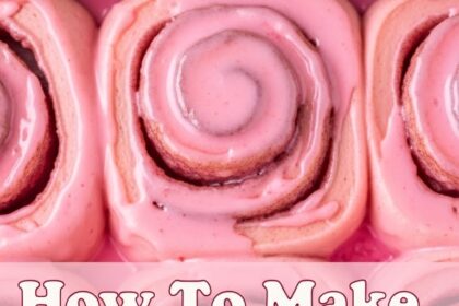 How To Make Pink Cinnamon Rolls