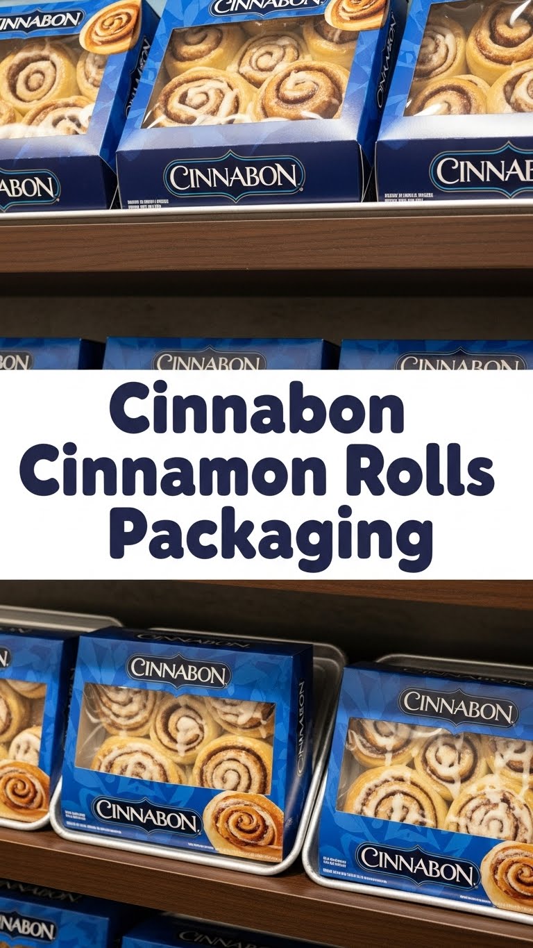 Cinnabon Cinnamon Rolls Packaging