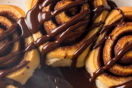 Chocolate Glaze For Cinnamon Rolls