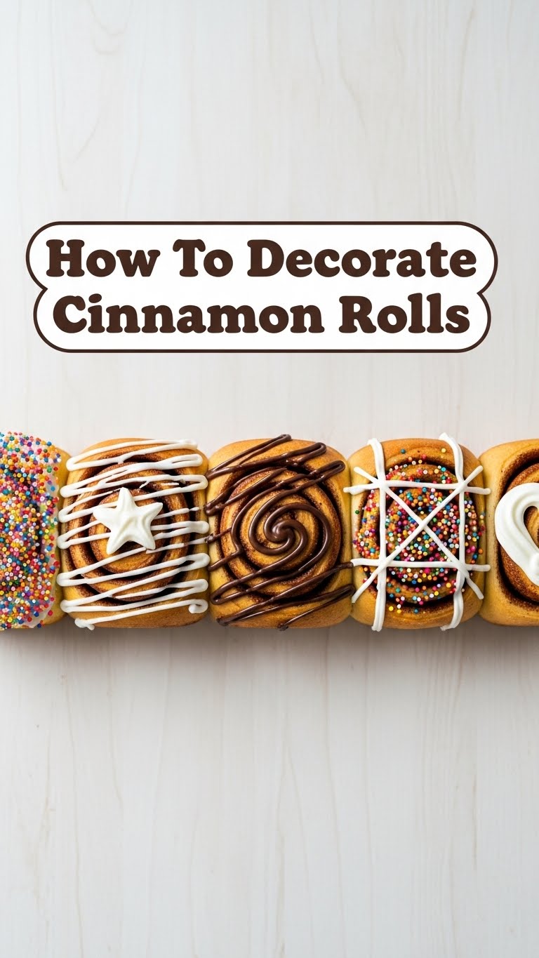 How To Decorate Cinnamon Rolls