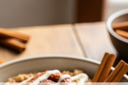 Cinnamon Rolls Oatmeal