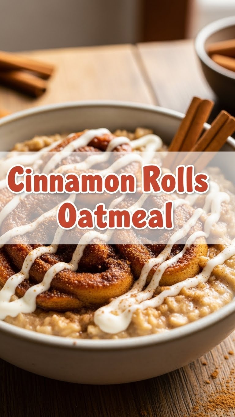Cinnamon Rolls Oatmeal
