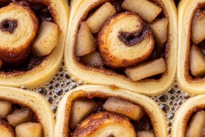 Canned Apples And Cinnamon Rolls