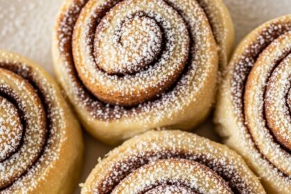 Almond Paste Cinnamon Rolls