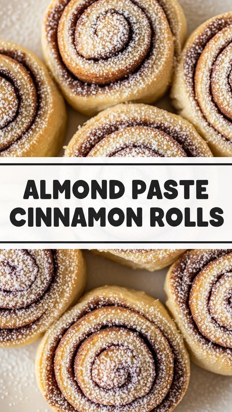 Almond Paste Cinnamon Rolls