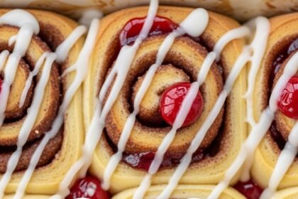 Cherry Pie Cinnamon Rolls