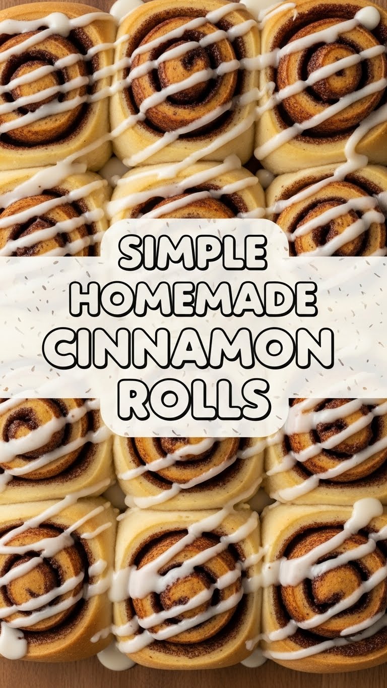 Simple Homemade Cinnamon Rolls