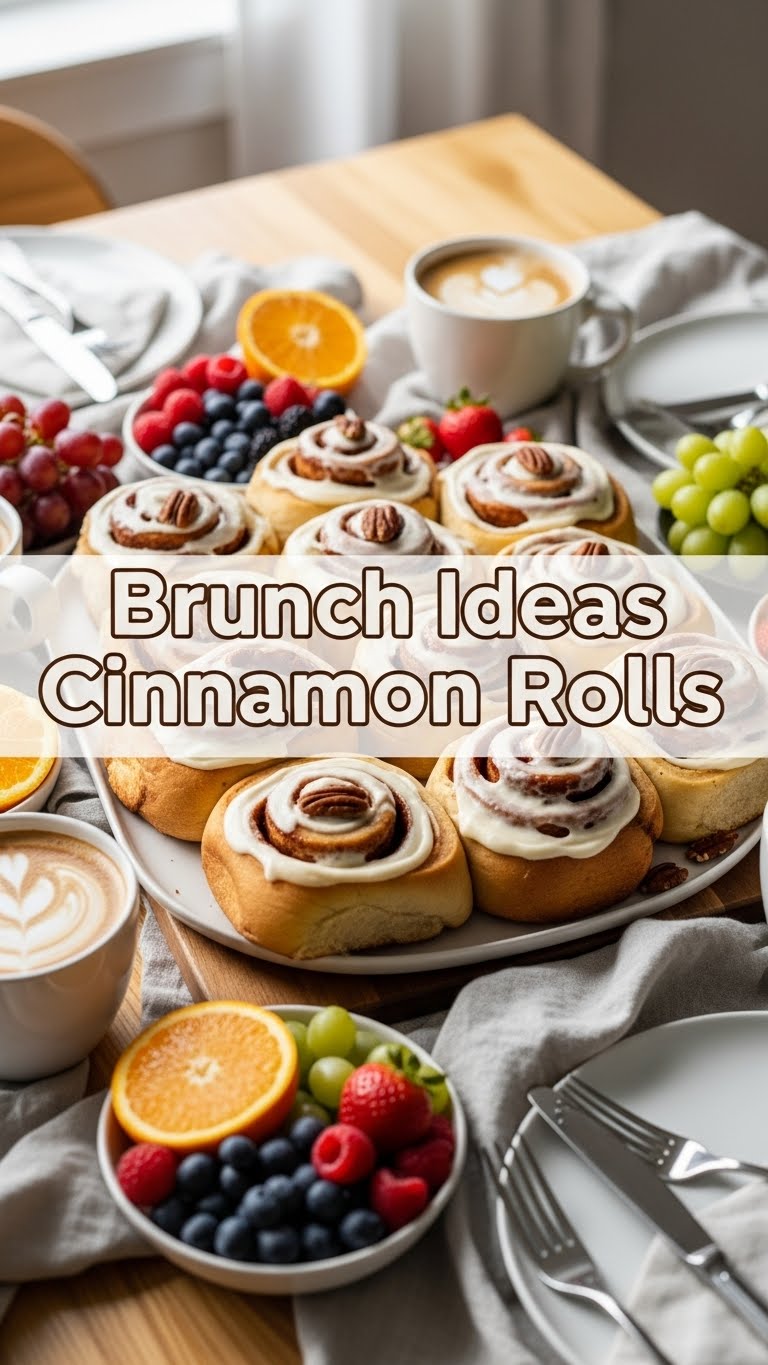 Brunch Ideas Cinnamon Rolls