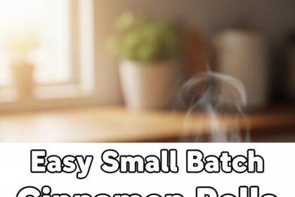 Easy Small Batch Cinnamon Rolls