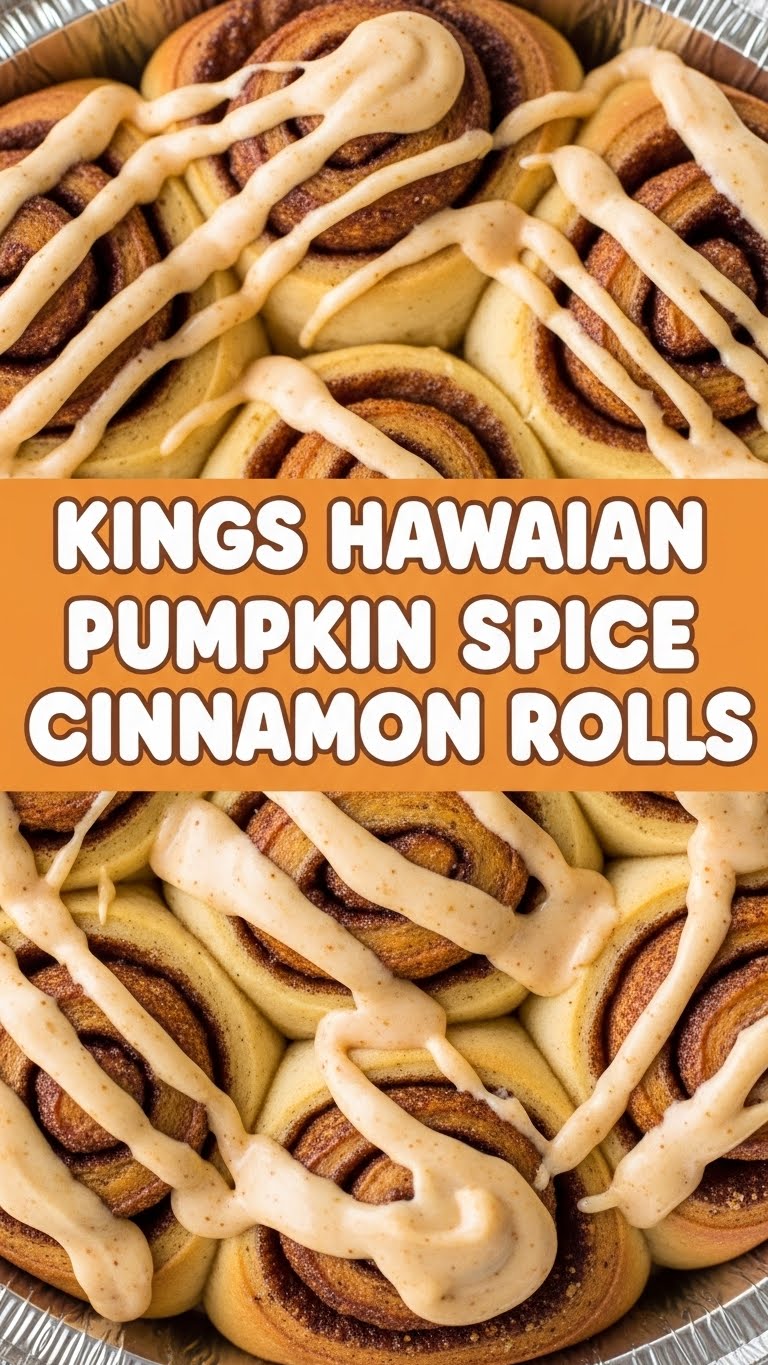 Kings Hawaiian Pumpkin Spice Cinnamon Rolls