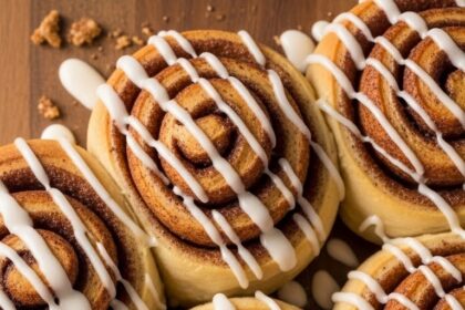 Cinnamon Rolls Homemade With Sourdough Starter