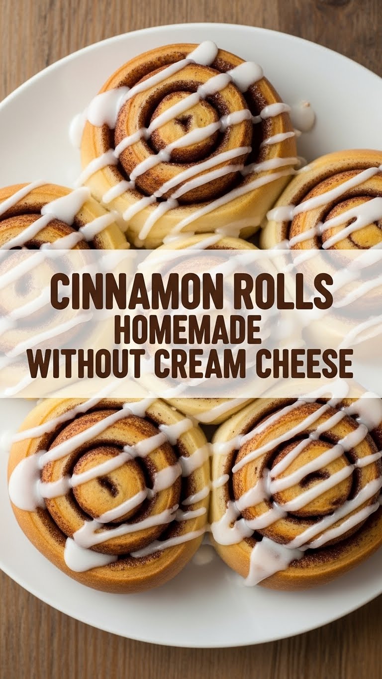Cinnamon Rolls Homemade Without Cream Cheese