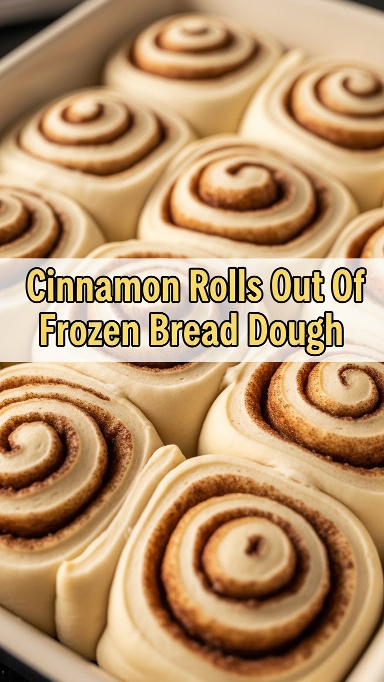 Cinnamon Rolls Out Of Frozen Bread Dough