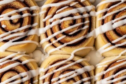 Sourdough Cinnamon Rolls With Icing