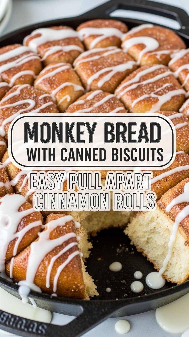 Monkey Bread With Canned Biscuits Easy Pull Apart Cinnamon Rolls
