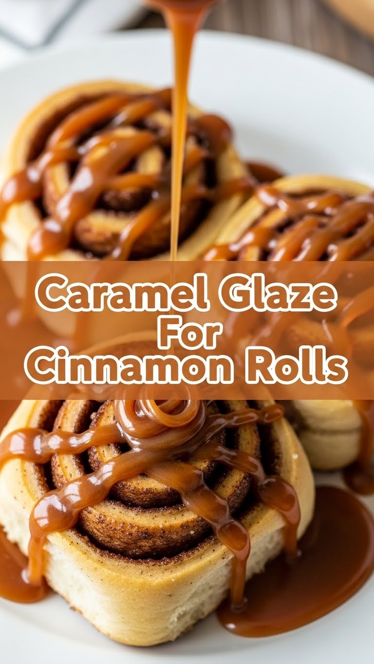 Caramel Glaze For Cinnamon Rolls