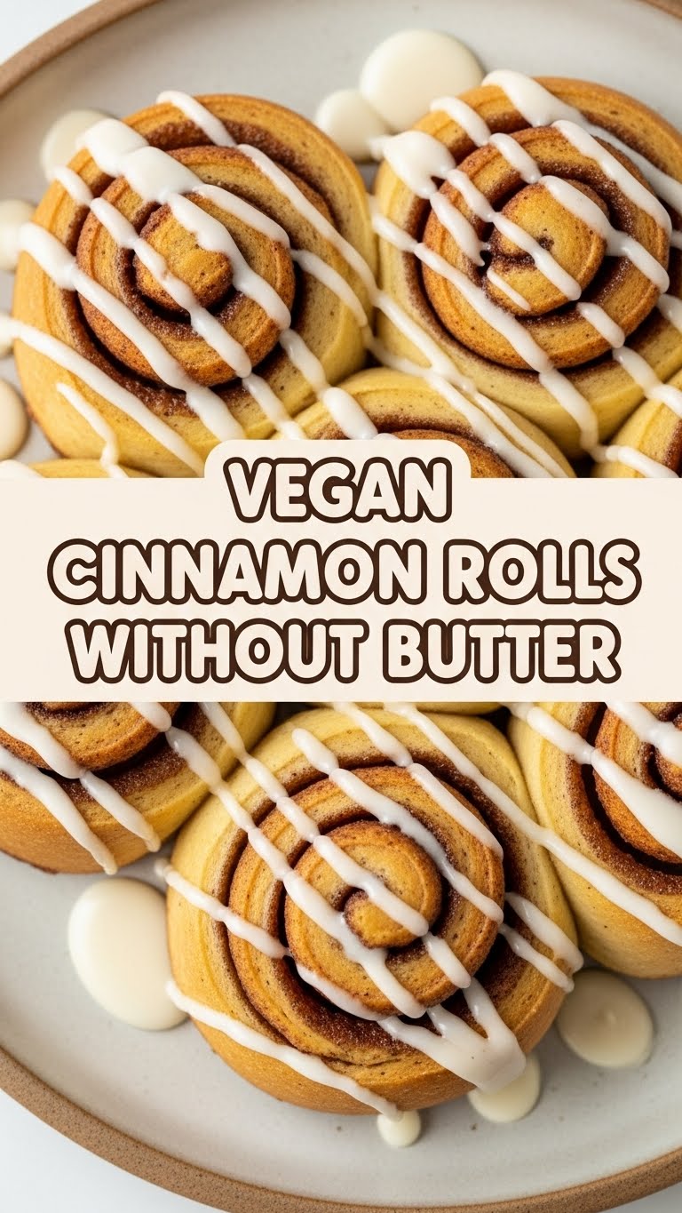 Vegan Cinnamon Rolls Without Butter