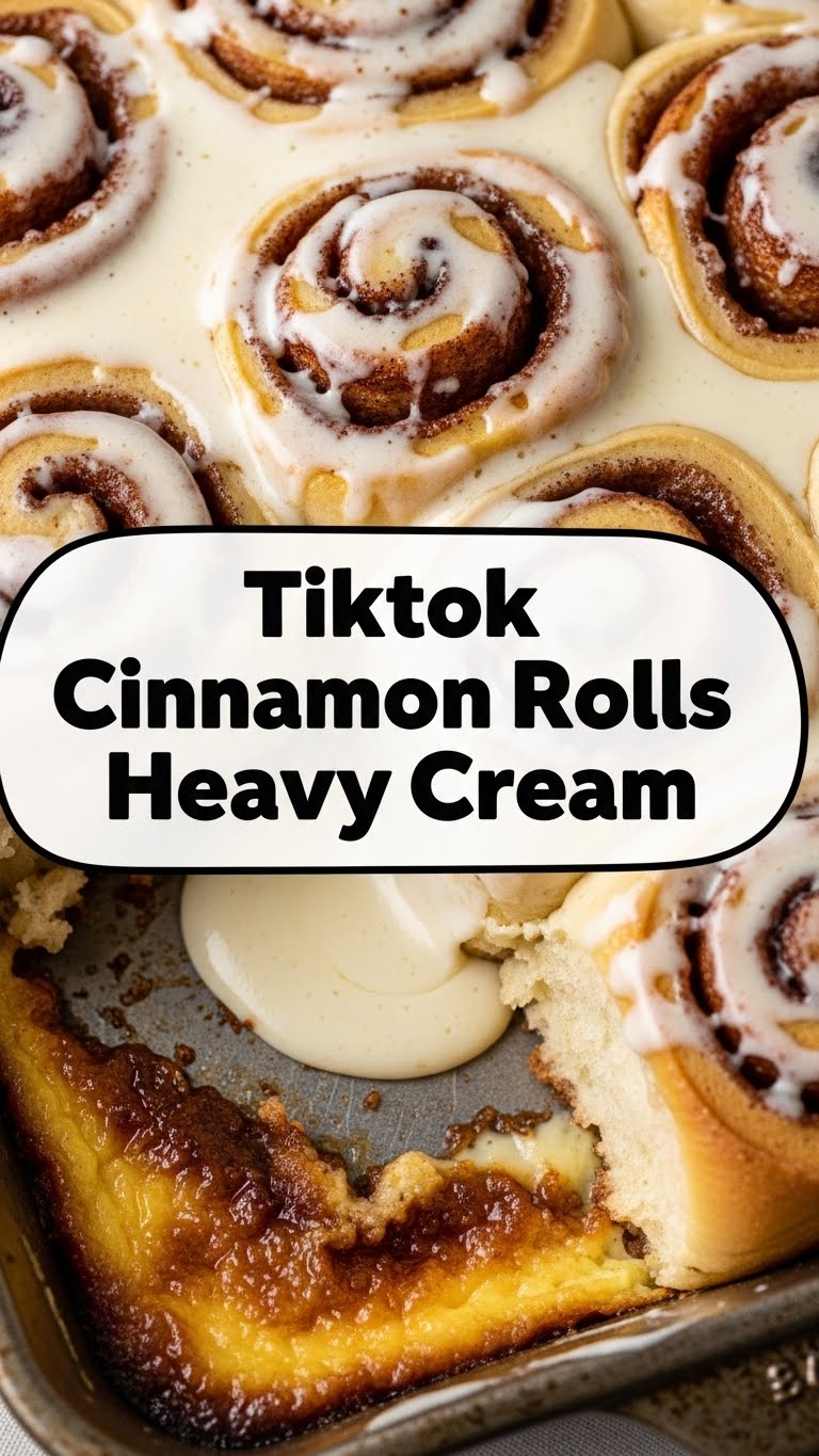 Tiktok Cinnamon Rolls Heavy Cream