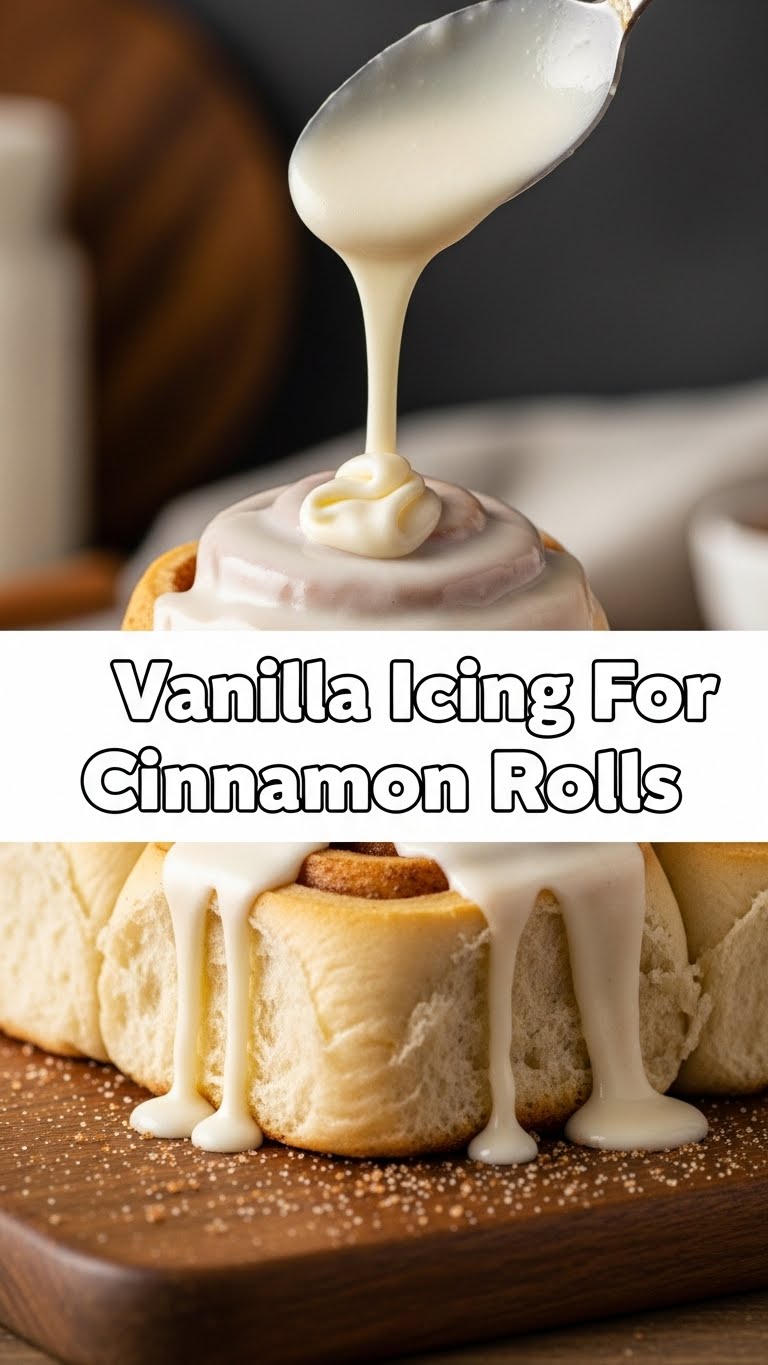 Vanilla Icing For Cinnamon Rolls