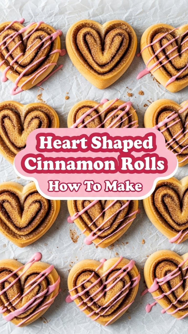 Heart Shaped Cinnamon Rolls How To Make