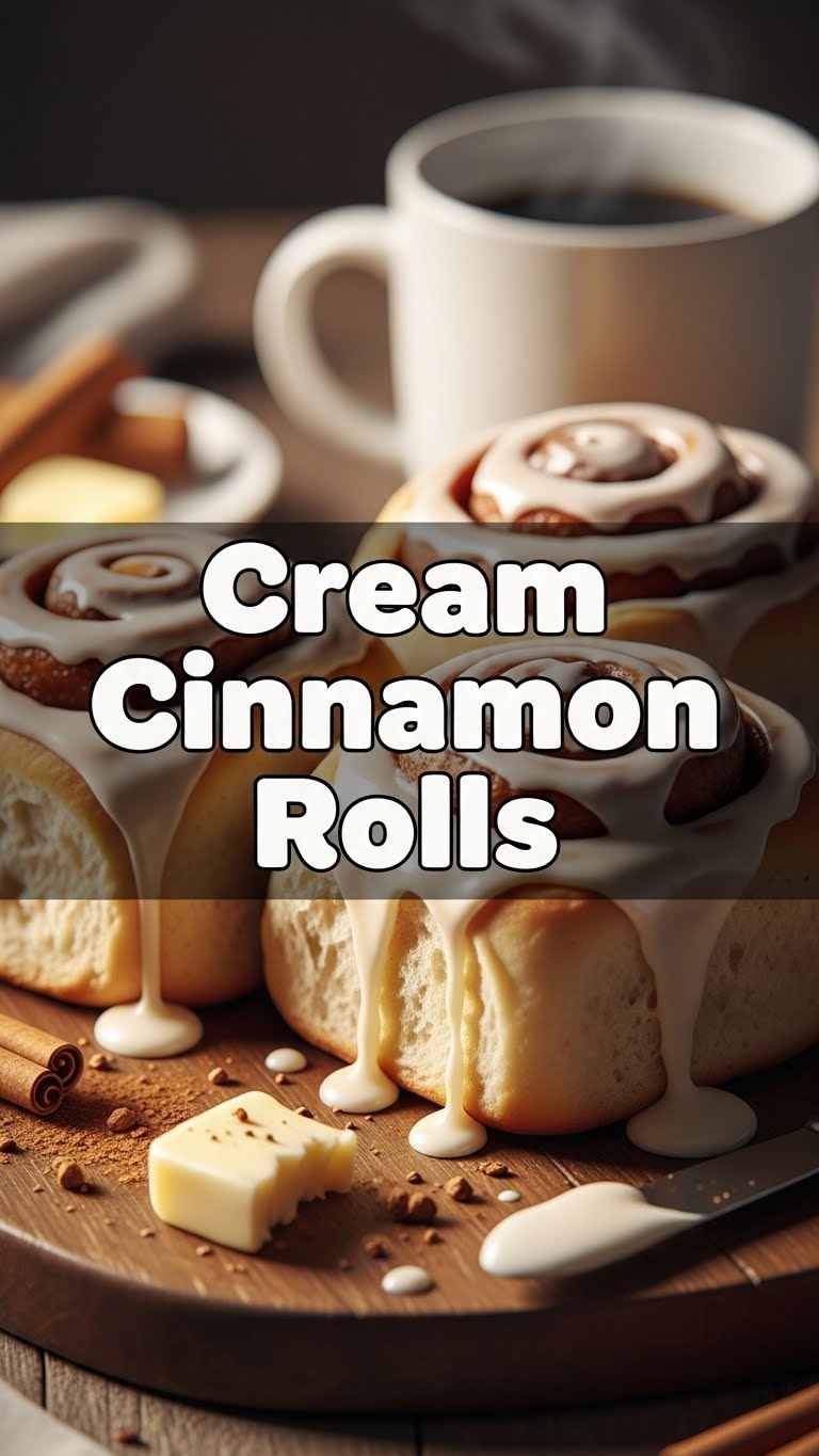 Cream Cinnamon Rolls