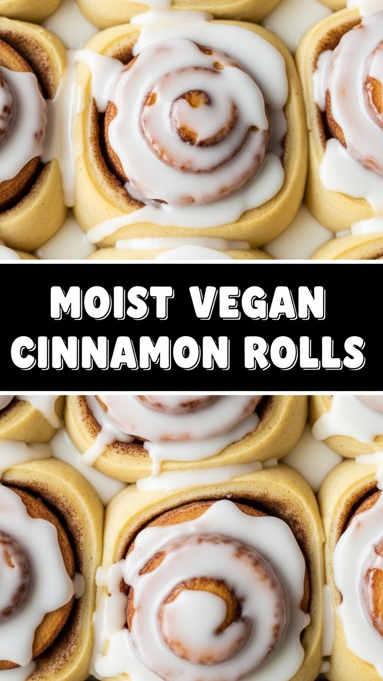 Moist Vegan Cinnamon Rolls