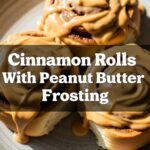 Cinnamon Rolls With Peanut Butter Frosting