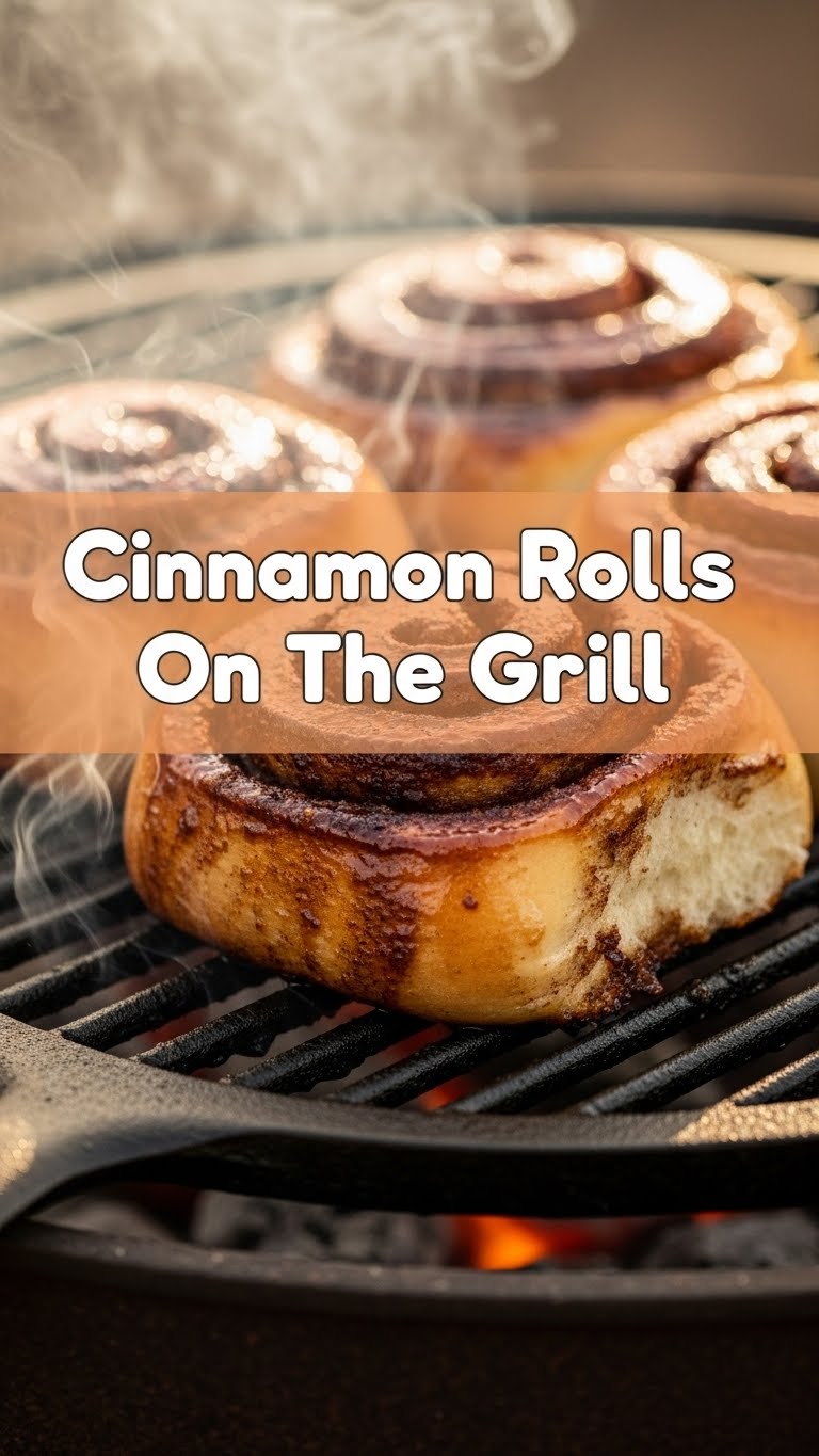 Cinnamon Rolls On The Grill
