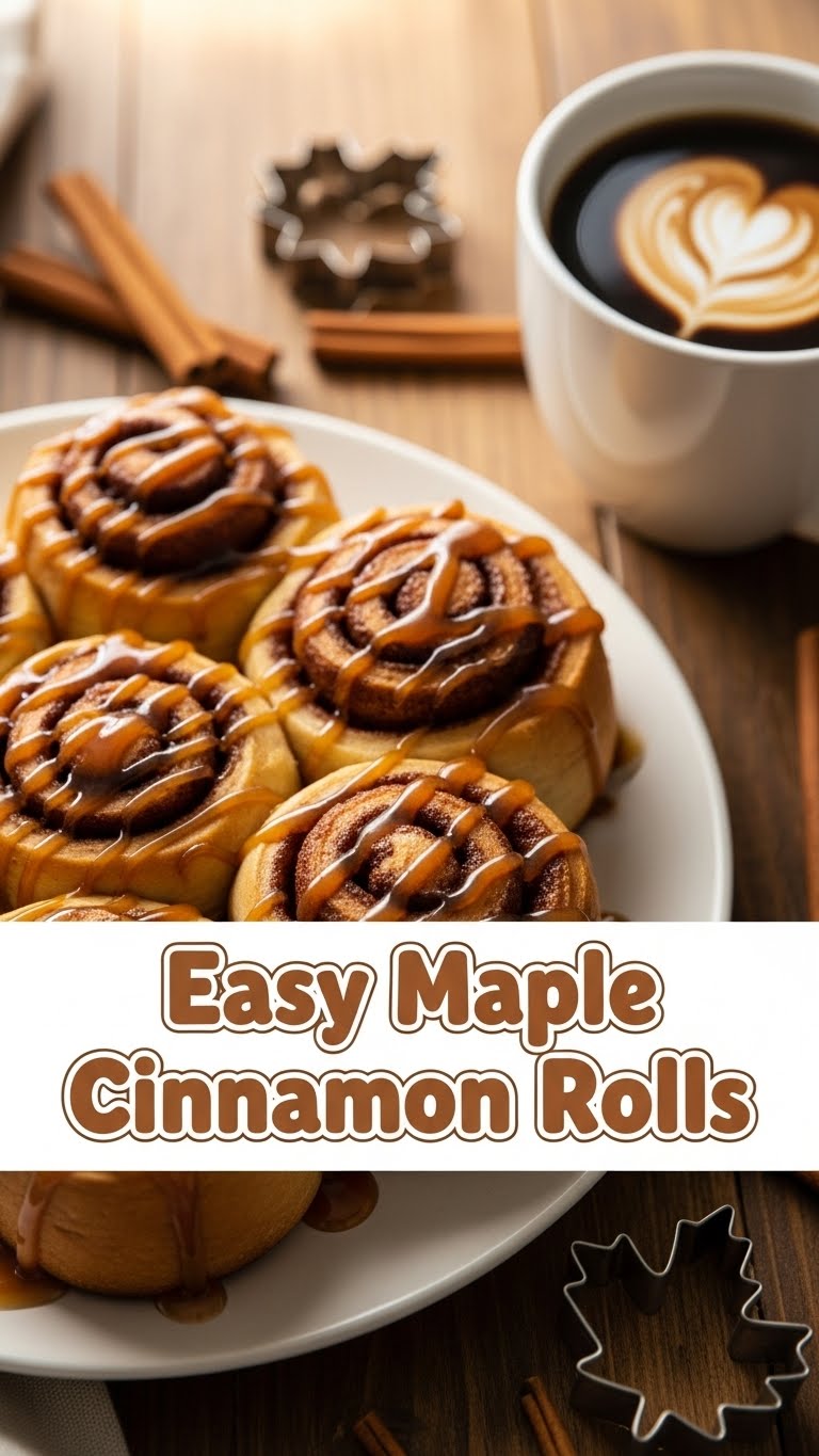 Easy Maple Cinnamon Rolls