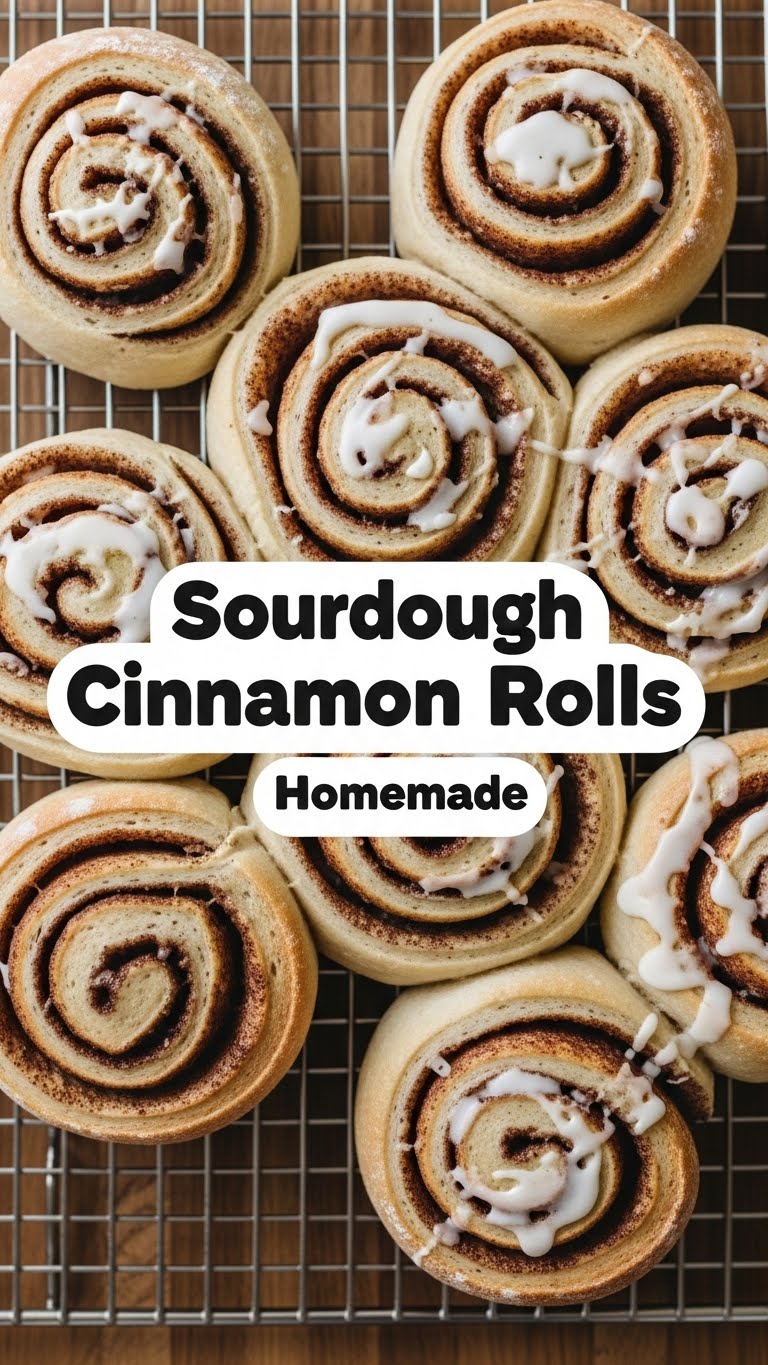 Sourdough Cinnamon Rolls Homemade