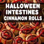 Halloween Intestines Cinnamon Rolls