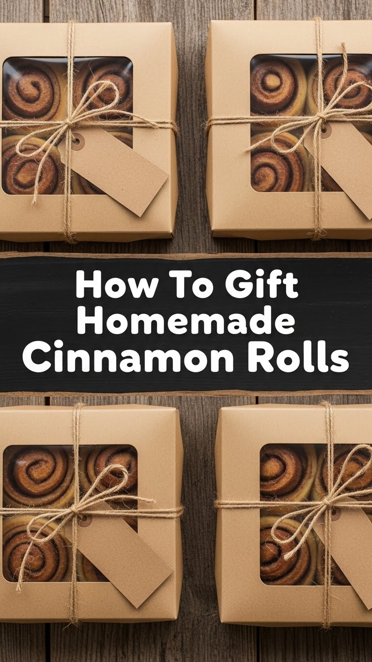 How To Gift Homemade Cinnamon Rolls