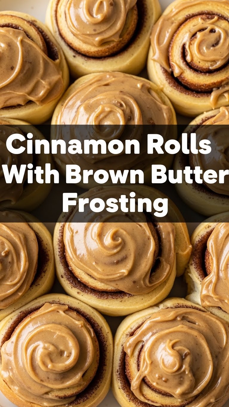 Cinnamon Rolls With Brown Butter Frosting