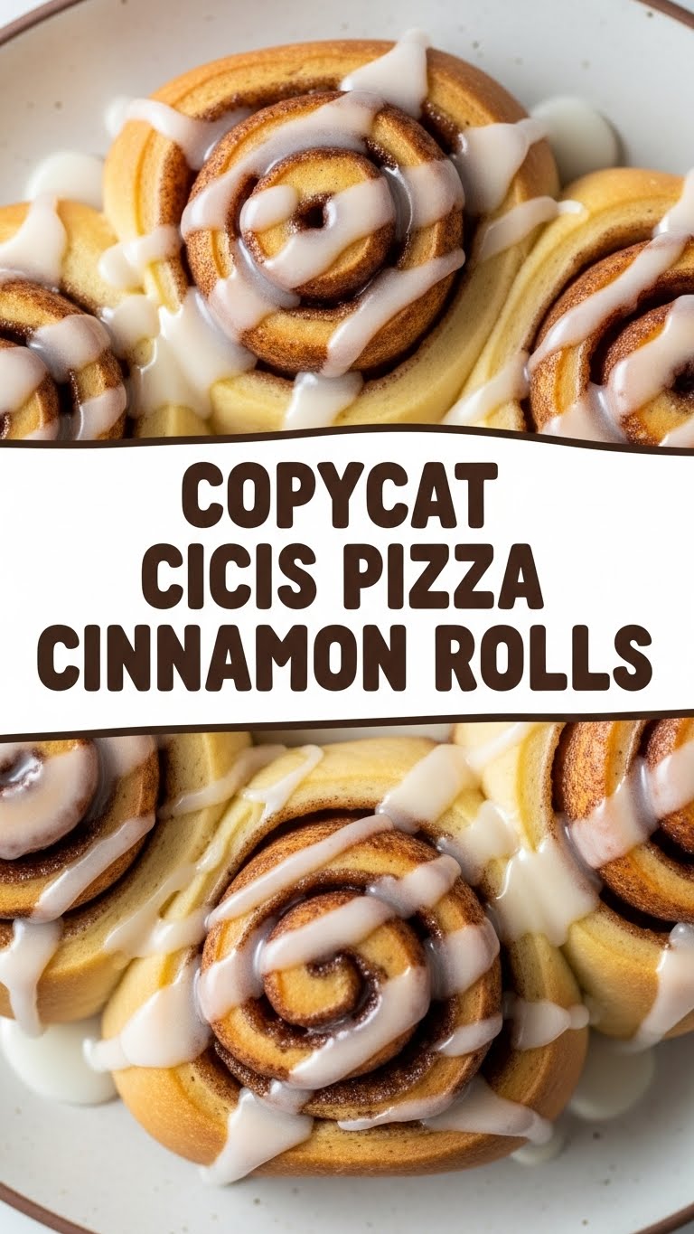 Copycat Cicis Pizza Cinnamon Rolls