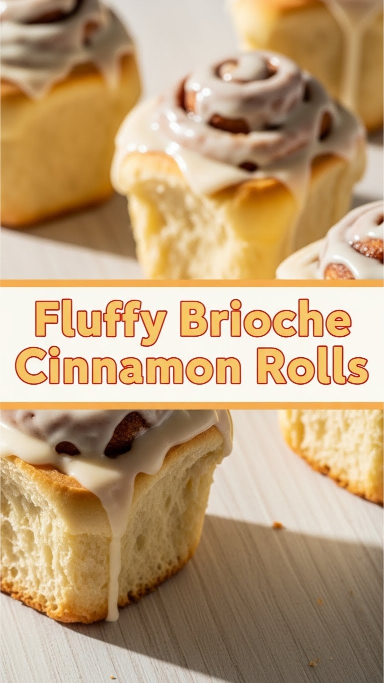 Fluffy Brioche Cinnamon Rolls