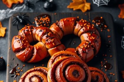 Edible Intestines Cinnamon Rolls