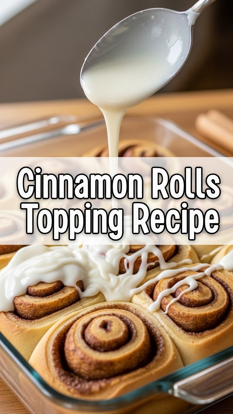 Cinnamon Rolls Topping Recipe