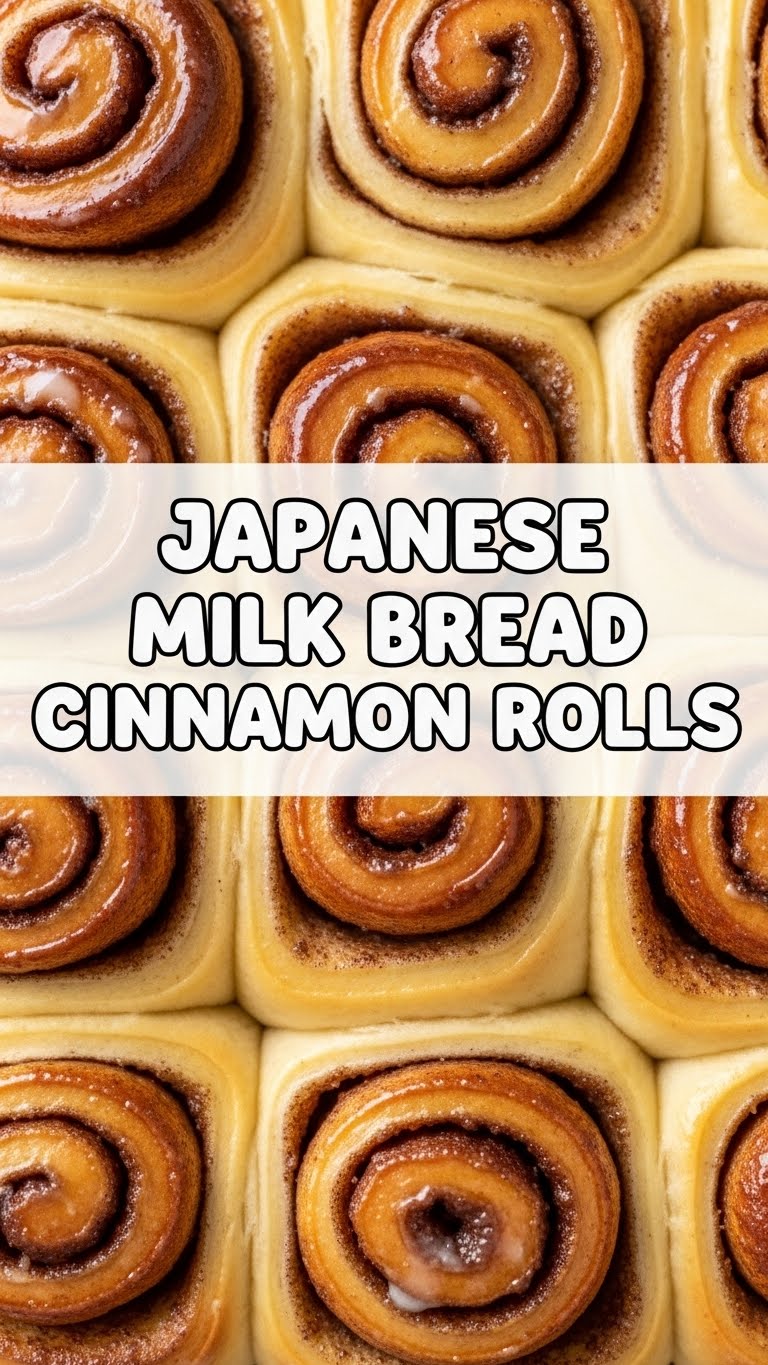 Japanese Milk Bread Cinnamon Rolls