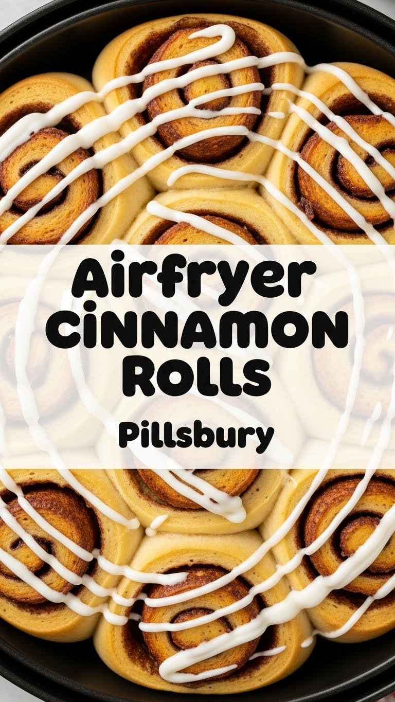 Airfryer Cinnamon Rolls Pillsbury
