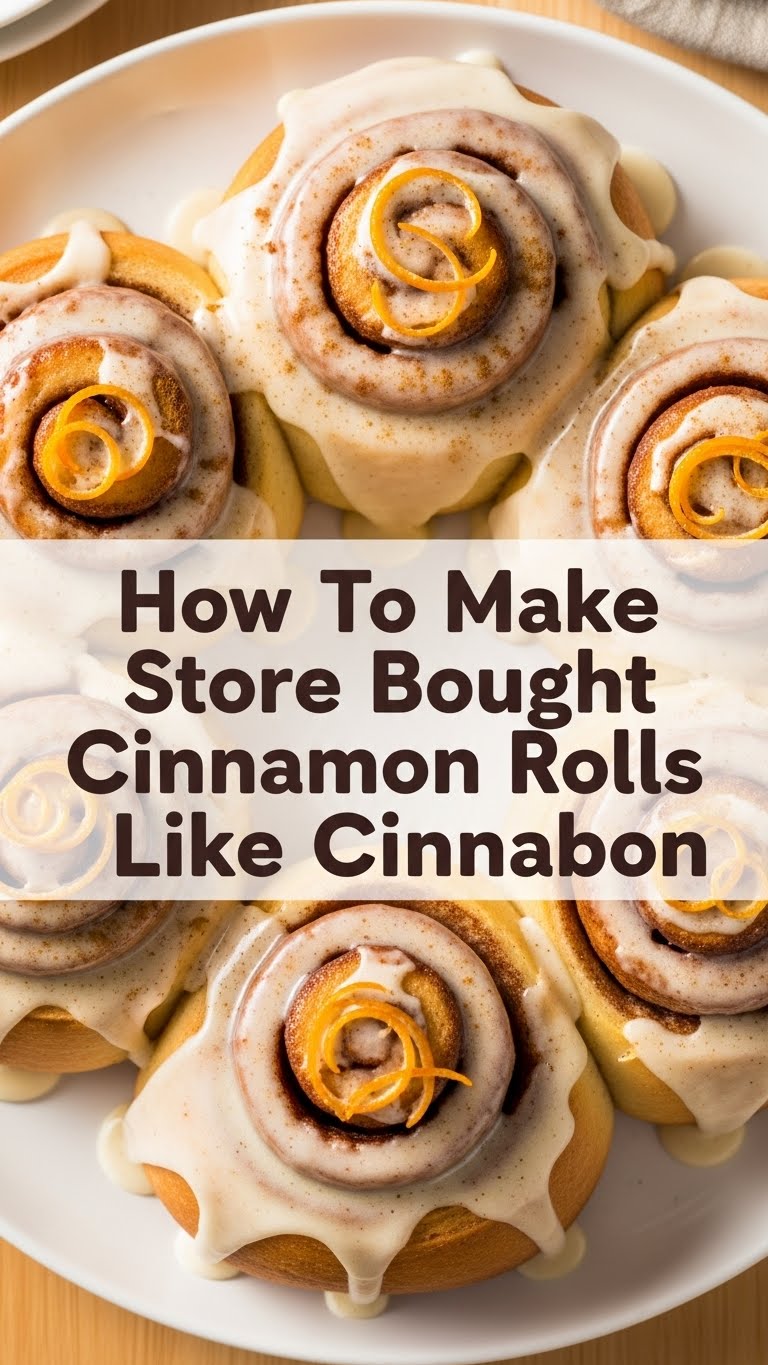 How To Make Store Bought Cinnamon Rolls Taste Like Cinnabon