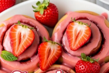 Valentines Cinnamon Rolls