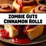 Zombie Guts Cinnamon Rolls
