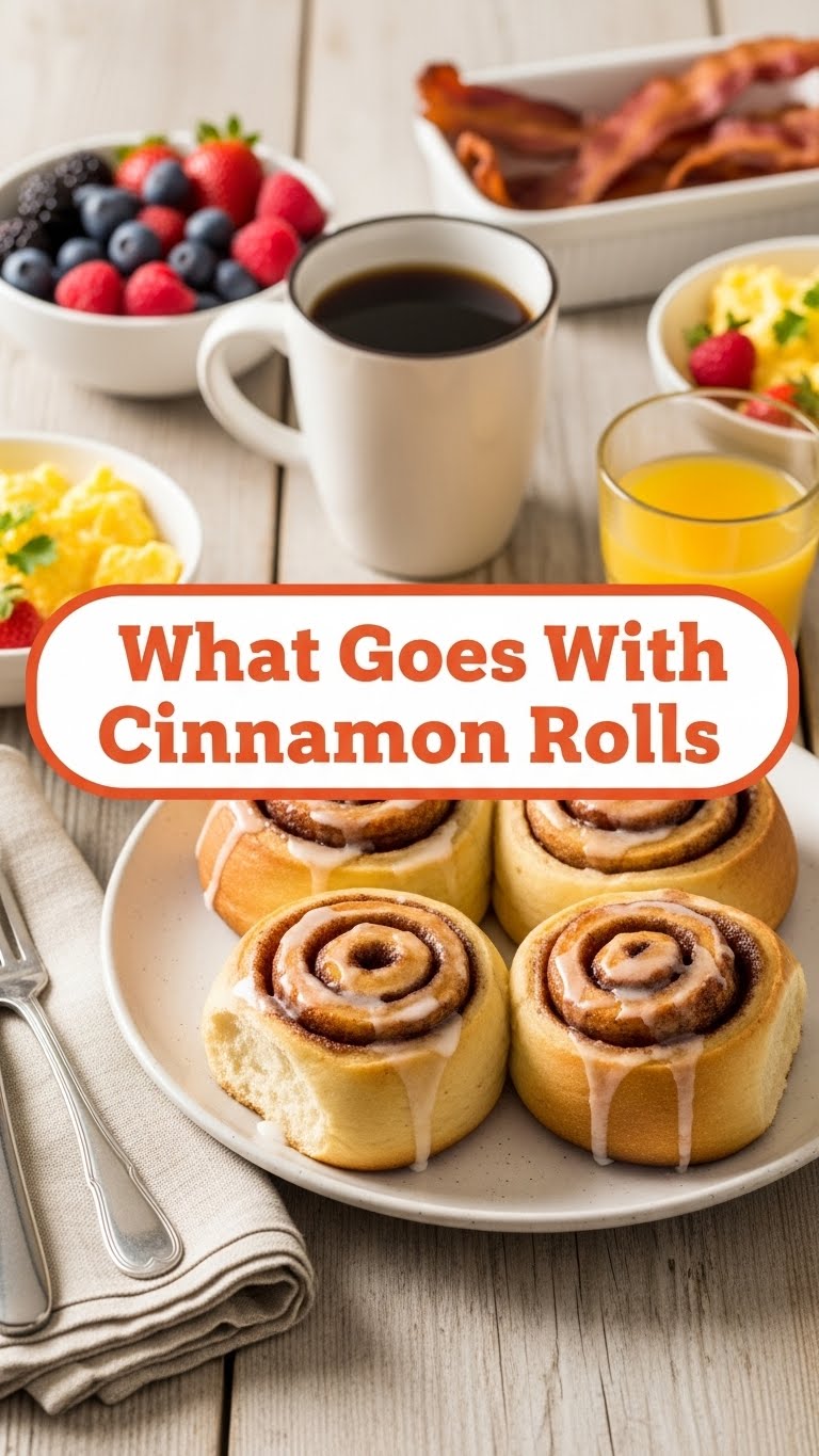 What Goes With Cinnamon Rolls