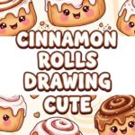 Cinnamon Rolls Drawing Cute